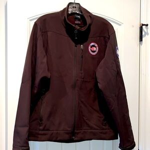 𝅺Rare Northface brown soft shell 1990 Trans-Antarctica Expedition coat size med